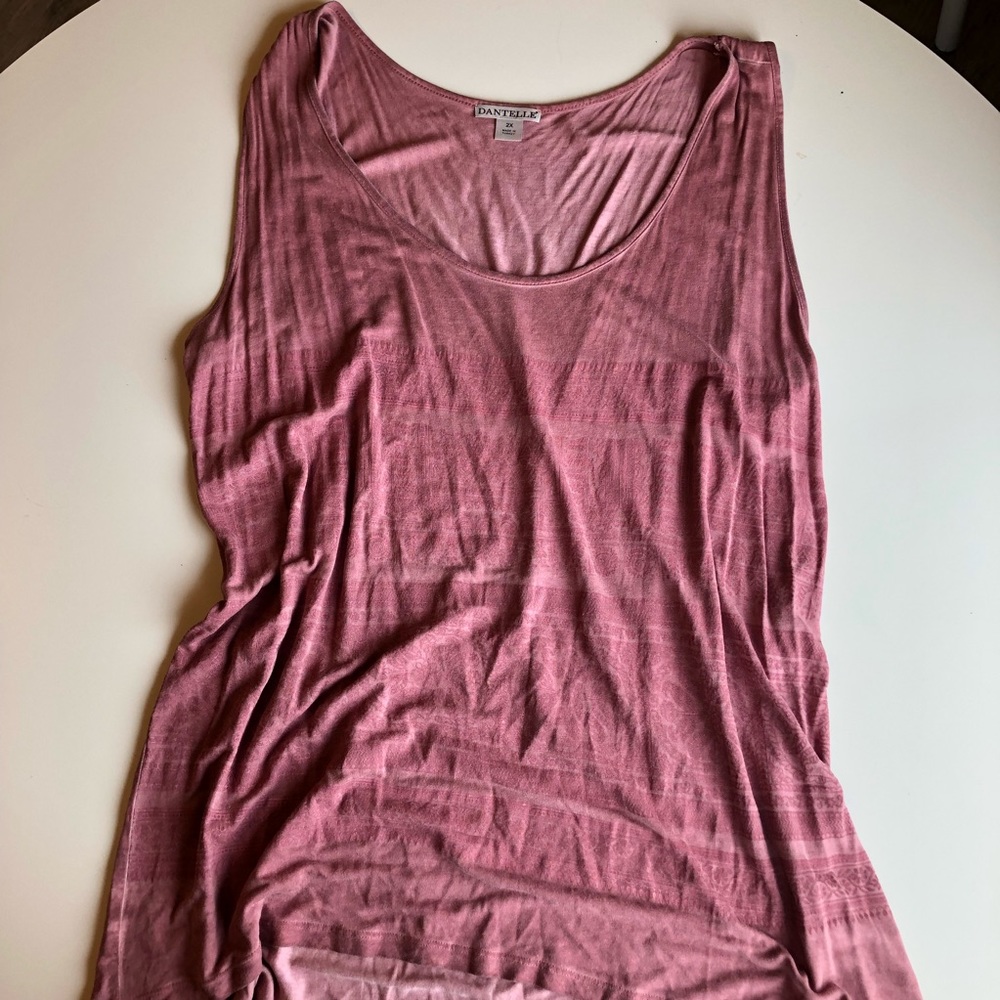 Dantelle Printed Tank